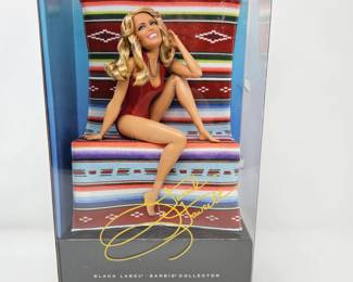 2010 Black Label Farrah Fawcett Barbie New in Box #V7161