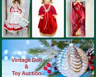 These girls are unique! The doll in the middle is from the 1900's!!