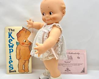 Vintage Lee Middleton Kewpie "Rosebud" Cameo Doll- 1997 Rose O'Neill Tribute Doll- Model Kew-Ros