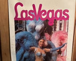 UNITED AIRLINES LAS VEGAS TRAVEL POSTER