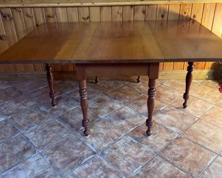 Solid Cherry Drop leaf table