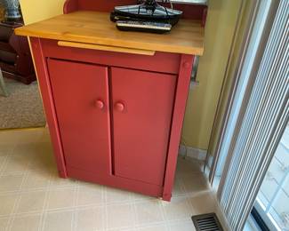 Red cabinet