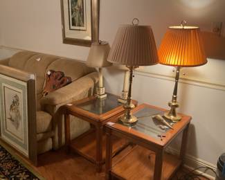 End Tables and Lamps