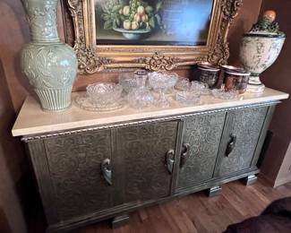 TWO MATCHING BUFFETS