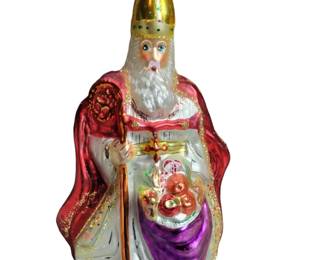 10" Christopher Radko Santa Ornament