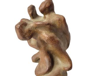 Handsculpted Stoneware Sculpture Signed