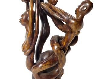 Large Erotic African Sculpture