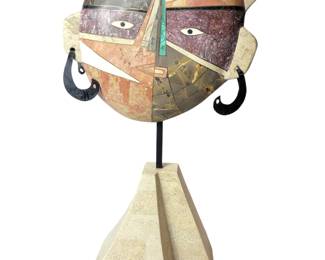 Postmodern Marble & Stone Sculpture 