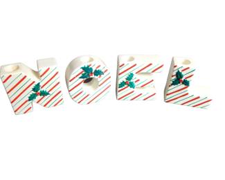 Vintage Japan Ceramic NOEL