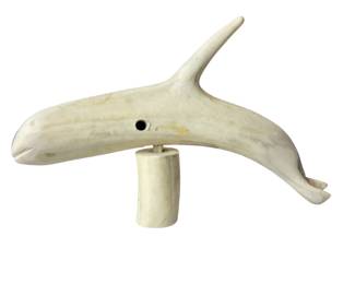 Inuit Bone Carved Whale