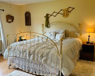 King Size Brass Bed