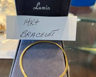 14kt gold bracelet