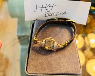 Ladies 14k Bulova watch