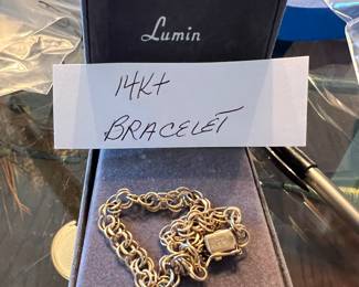 14k gold bracelet