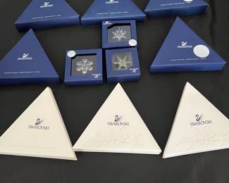 Swarovski crystal ornaments