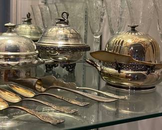 Excellent Quadruple Plate Covered Butterdish Collection