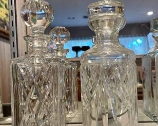 Vintage Cut Crystal Decanter, Waterford Cut Crystal Decanter