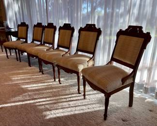 American Eastlake Upholstered Chairs