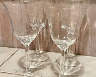 “Castle Garden” Crystal Stemware by Lenox