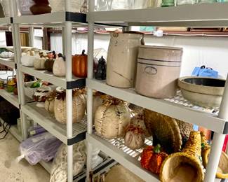 Crocks, Canning Jars, Rugs, Vases