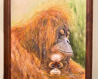 Original 1970’s Oil Painting by LaVon Toliver