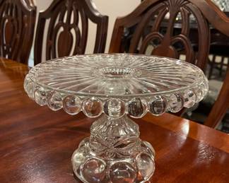 Vintage Pedestal Cake Plate