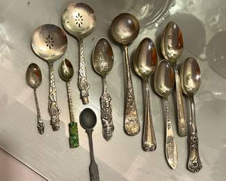 Vintage Planters “Mr. Peanut” Silverplate Collector Spoons
