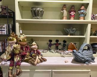 Mardi Gras Decor, Alligator Planter