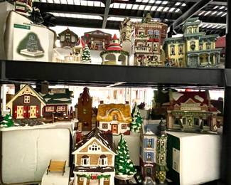 Huge Department 56 Christmas Village Collection-some Vintage