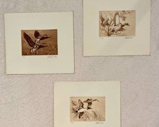 Signed, numbered Herb Booth prints