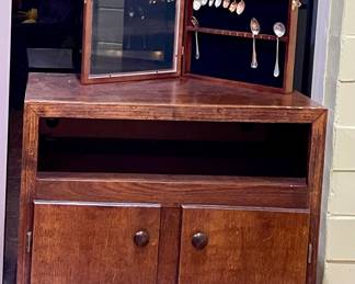 Solid Wood Storage Cabinet