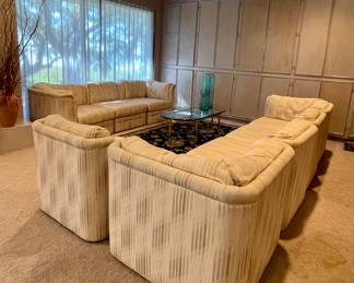 MCM Upholstered Sectional By Sherrill Furniture Company