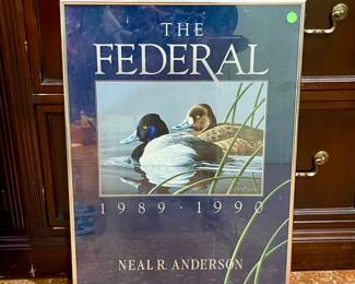 1980’s Neal R Anderson “The Federal” Framed Print