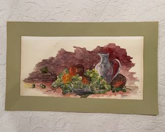 Original Fruit Watercolor by Marsha Stallman Cunningham