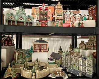 Huge Department 56 Christmas Village Collection-some Vintage