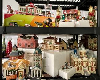 Huge Department 56 Christmas Village Collection-some Vintage