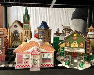 Huge Department 56 Christmas Village Collection-some Vintage
