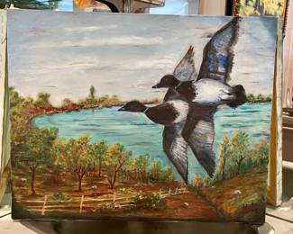 Duck Painting by Hootie Wiese