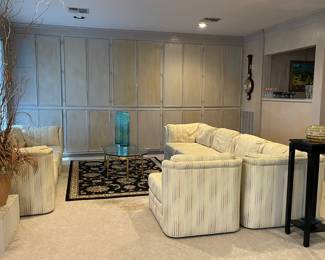 Area Rug NOT for sale, MCM Sectional Sofa By Sherrill Furniture Co.