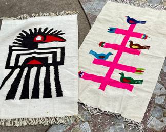 Vintage Southwest Folk Art Rugs/Wall Hangings