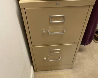 2 Drawer File Cabinet $ 40.00