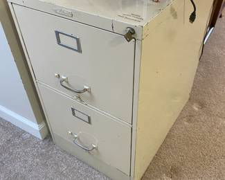 2 Drawer File Cabinet $ 40.00