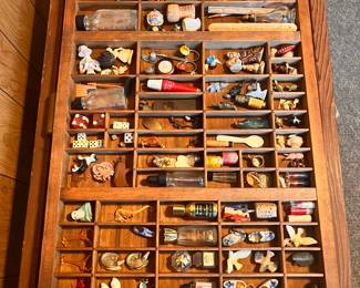 #ANTIQUE#PRINTBOX#MINI#CRACKERJACK