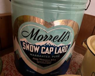 MORRELLS LARD TIN
