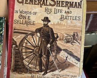 GENERAL SHERMAN ANTIQUE BOOK