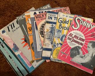 ANTIQUE SHEET MUSIC, GREAT LITHOGRAPHY