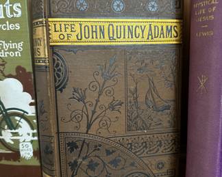 LIFE OF JOHN QUINCY ADAMS ANTIQUE BOOK