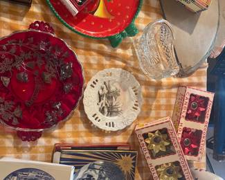 COASTERS, FRANKOMA, VINTAGE CHRISTMAS