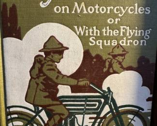 ANTIQUE BOY SCOUTS ON MOTORCYCLES HARDCOVER BOOK