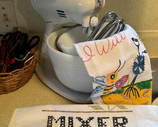 VINTAGE MIXER AND NEEDLE WORK